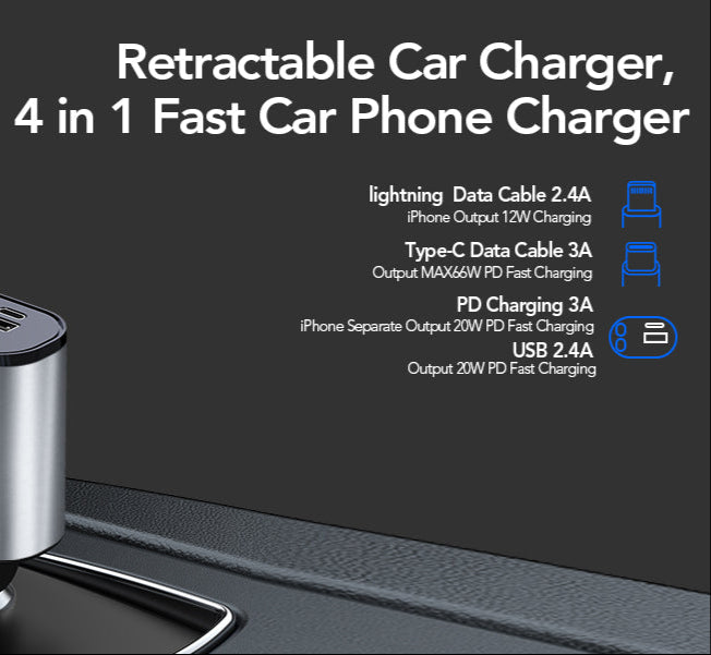 Retractable Car Charger