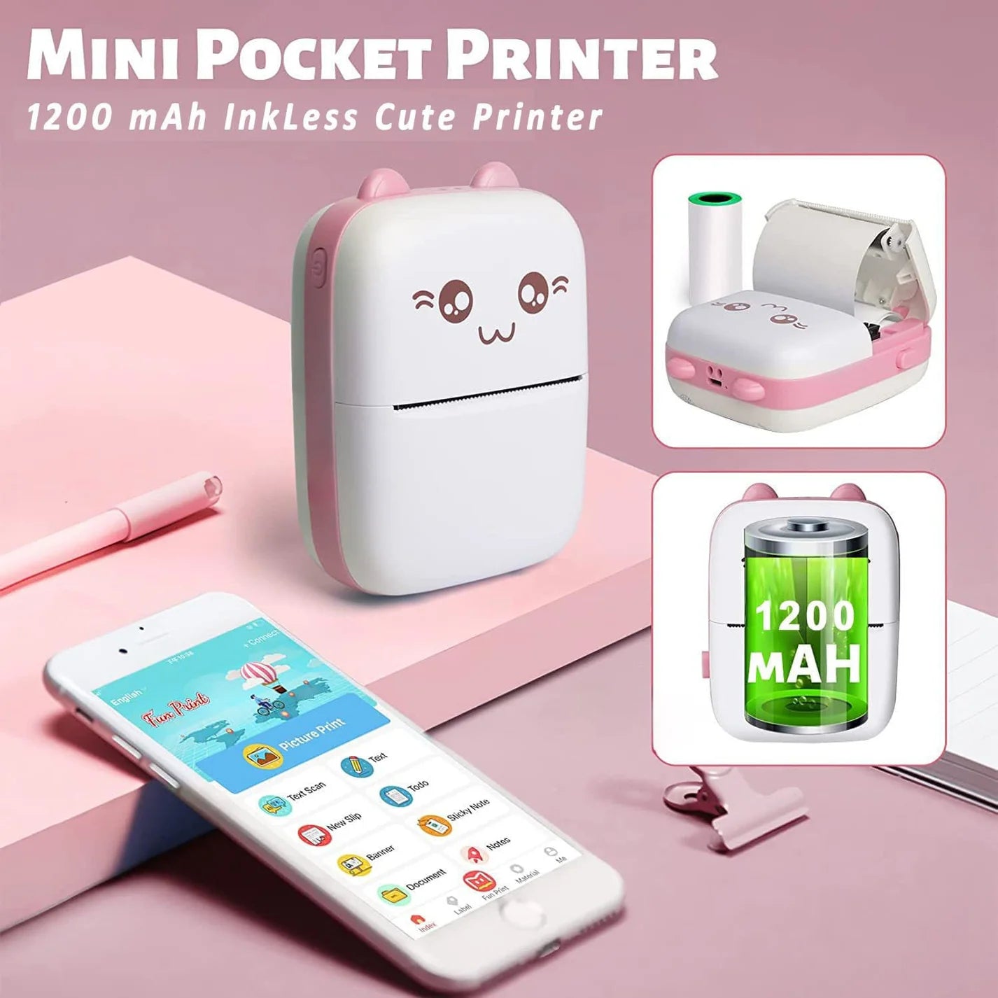 Pocket Mini Printer